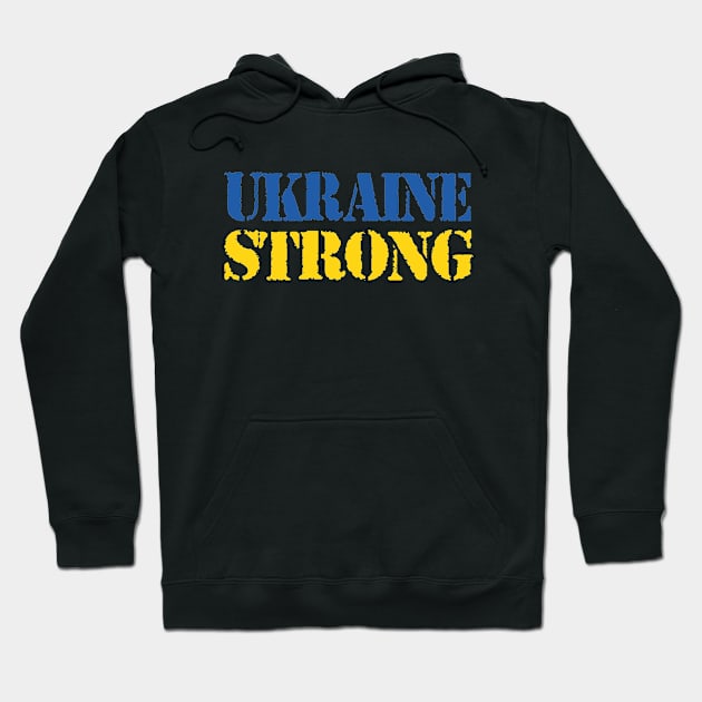 Ukraine strong Hoodie by STRANGER